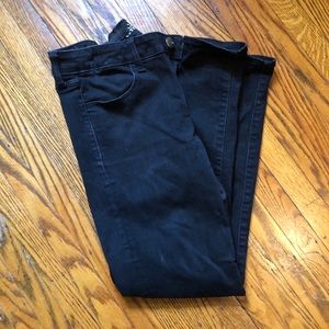 American Eagle Black Curvy Skinny Jeans - Size 12